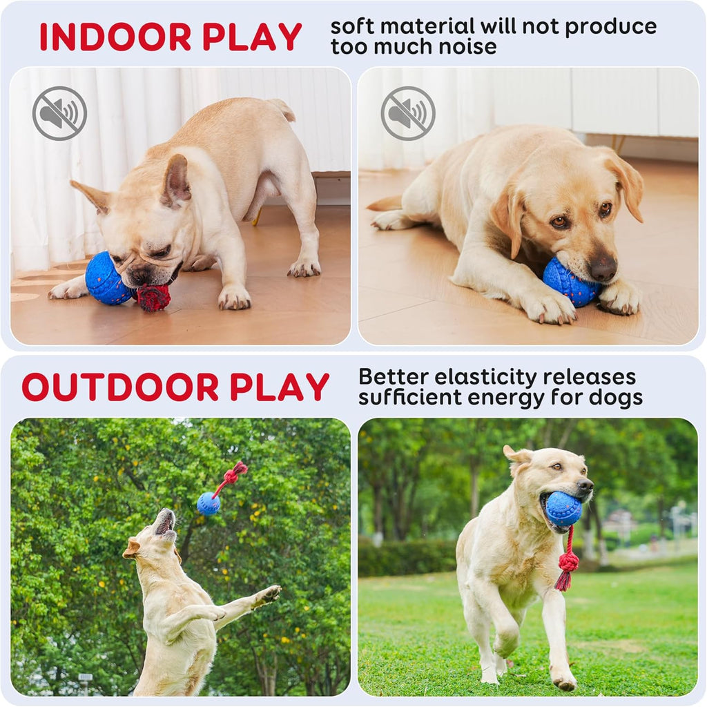 Interactive Dog Toy Motion Activated Pet Toys for Dogs, Safe E-TPU Material, Waterproof and Rechargeable, Durable Dog Toys for Medium and Large Dogs